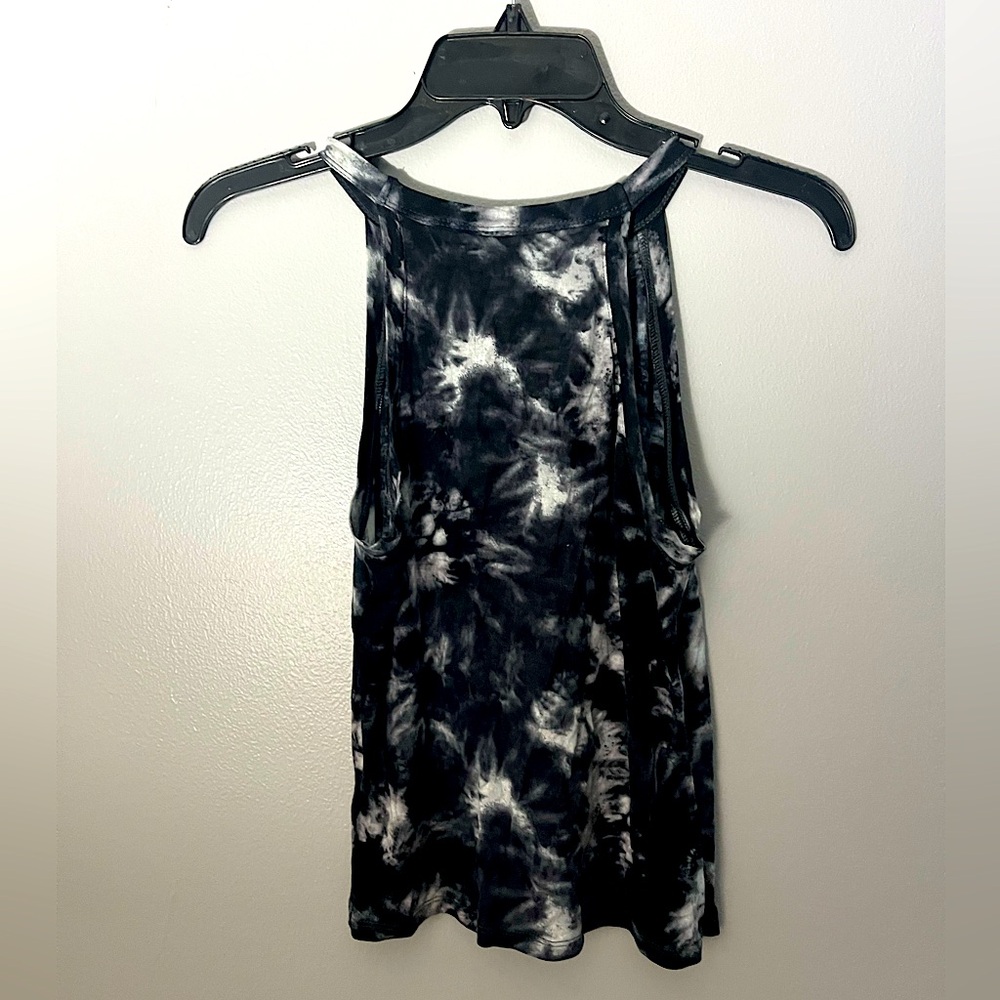 Black Tie Dye Tank Top